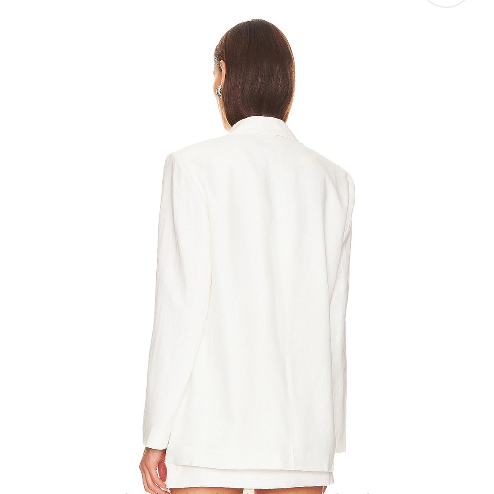 NWT Steve Madden - Imaan Blazer in Coconut Milk - Size M - Linen fabric - Picture 4 of 10